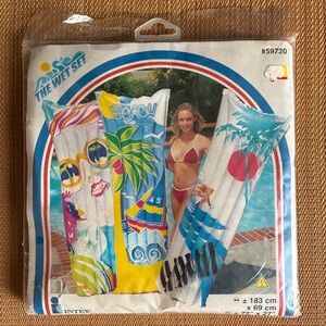 Intex The Wet Set Vintage Inflatable Pool Mat Model #59720 NEW Sealed